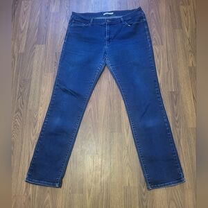 Levi's Women's Mid-Rise Skinny Jeans Size 18 Blue Denim W34 L32 B71